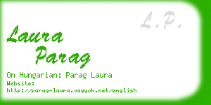 laura parag business card